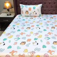 Thumbnail for Alphabet Kids Cotton Bed sheet