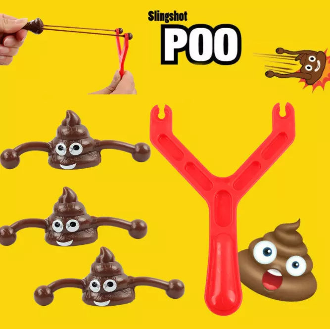 2 Pcs Poop Slingshot