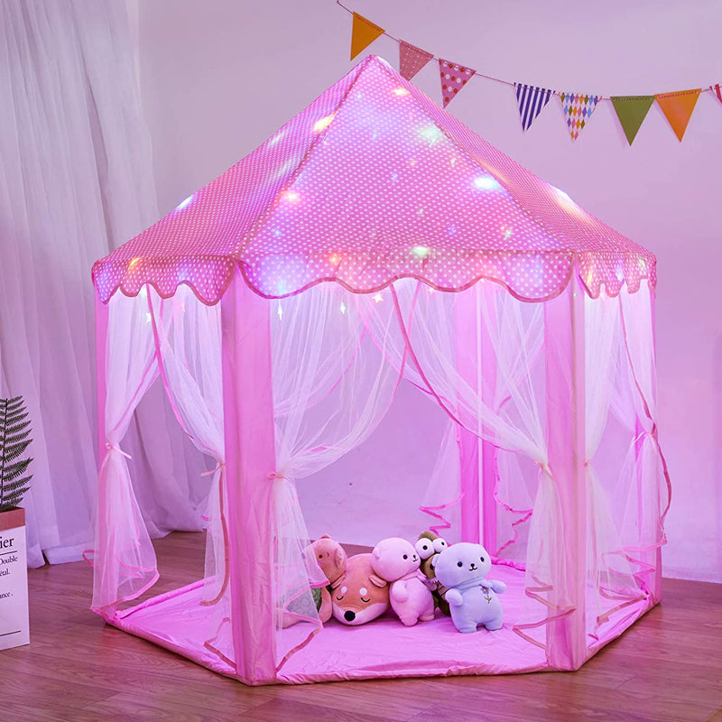 Princess Six Game Tent - Pink