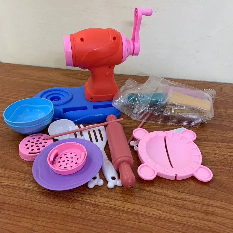 Play Dough Color Clay Noodles Maker Machine Set