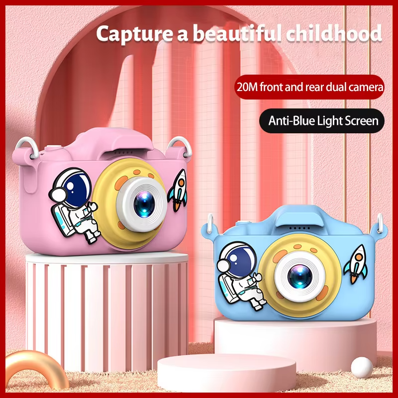 Kids Digital Camera With Silicone Protection Cover