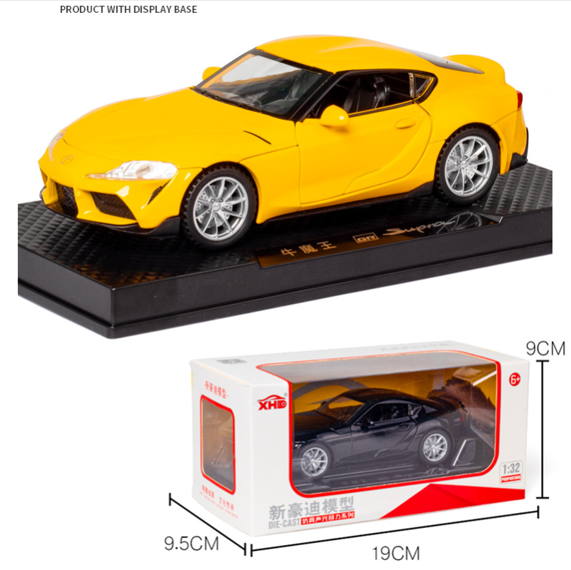 1:32 Toyota Supra Die-Cast Vehicles Alloy Model Car