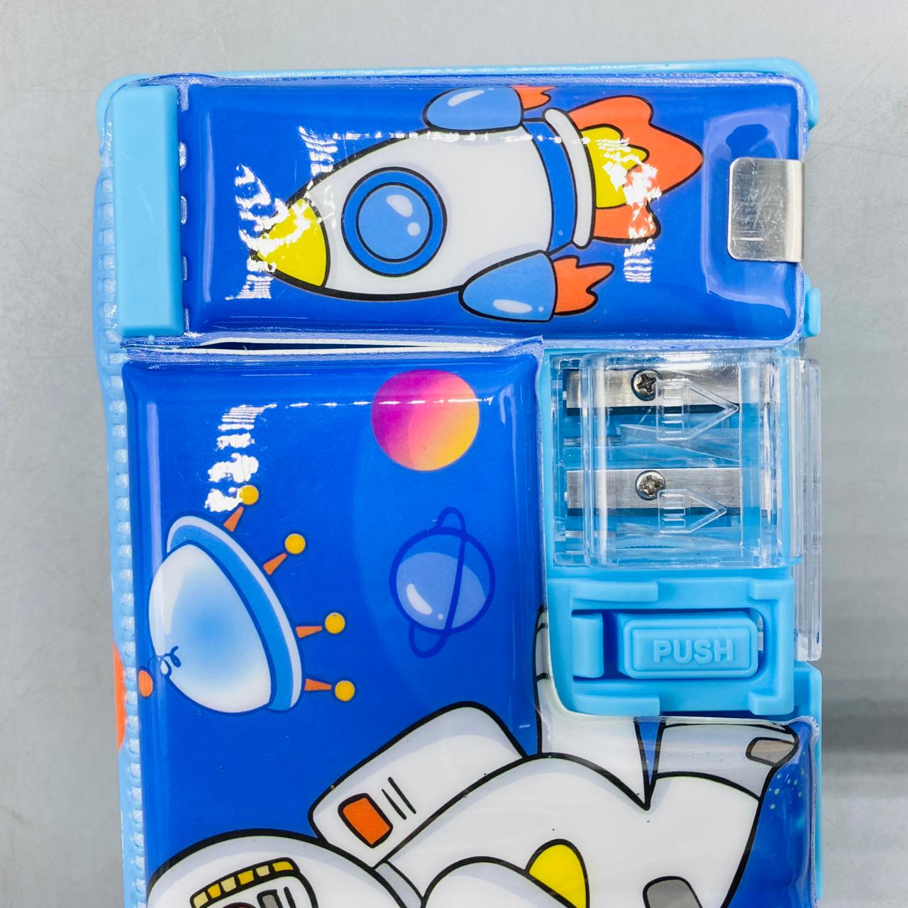 Space Man Spiner Geometry Pencil Case