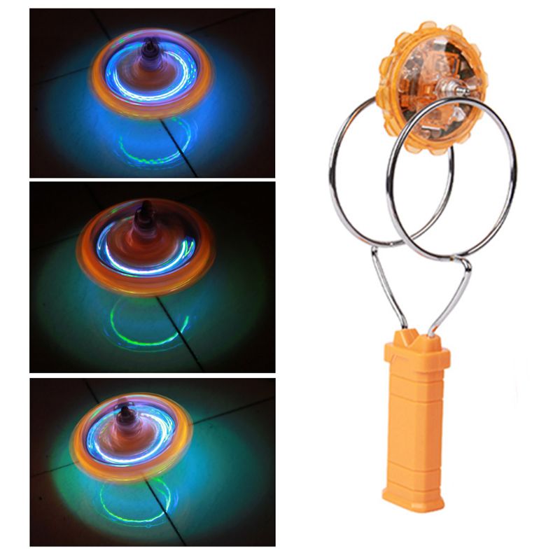 High Quality Magnetic Gyro Wheel LED Flashing Spinning Top