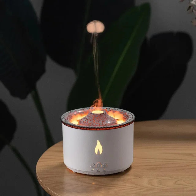 Ultrasonic Essential Volcano Flame Humidifier