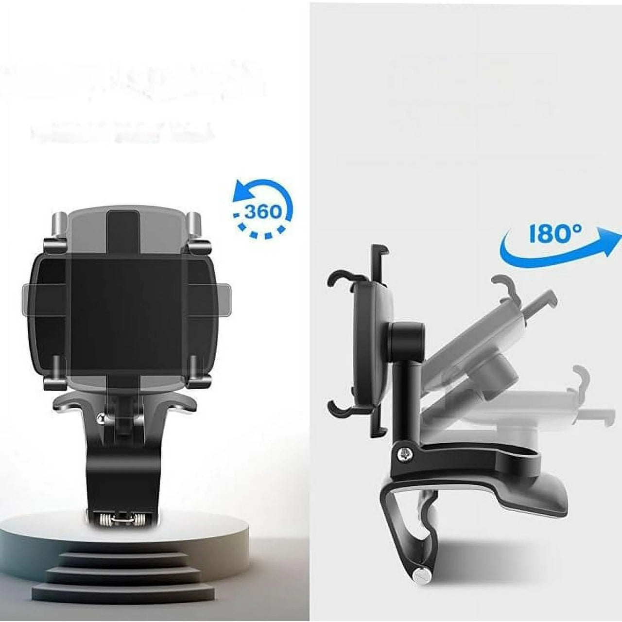 360 Degree Rotation Dashboard Phone Holder