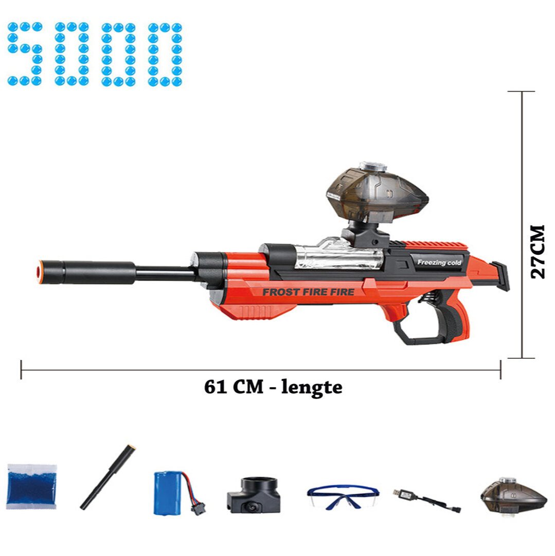 Electric Water Gel Ball Blaster Gun With Silencer