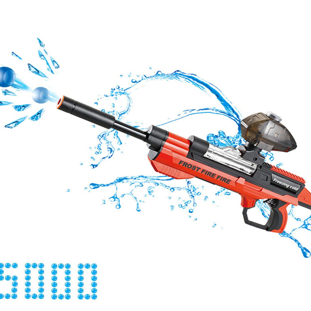 Electric Water Gel Ball Blaster Gun With Silencer