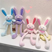 Thumbnail for Pulling Ears Rabbit Plush With Keychain