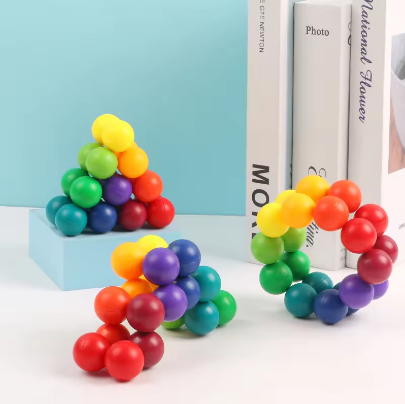 20 Pcs Fidget Rainbow Balls