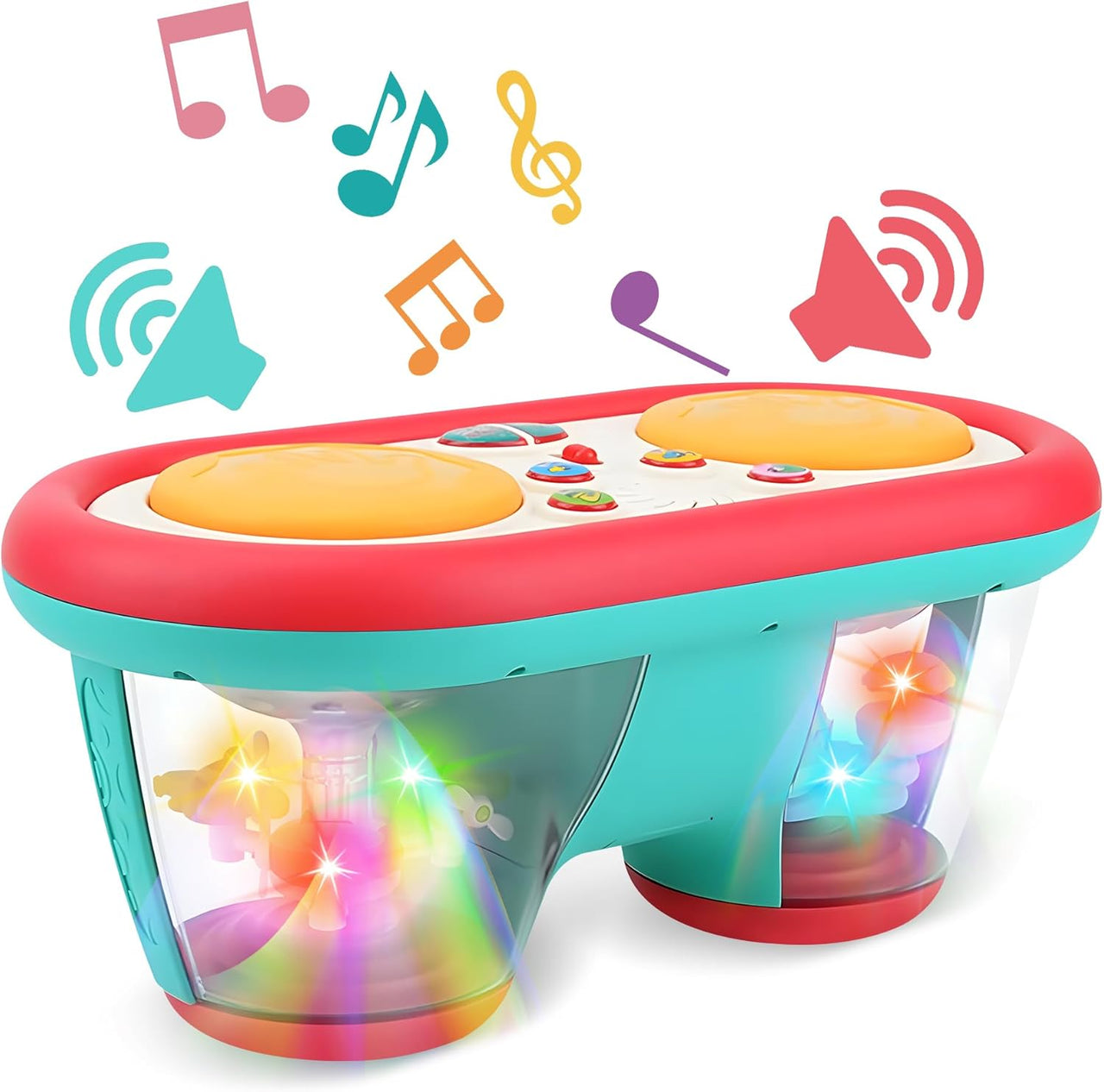 Learning  Musical Rotating Drum With  Light