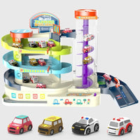 Thumbnail for 2 in 1 Car Space Adventure Parking Lot Track Set