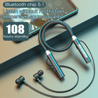 Thumbnail for Neck-Mounted Magnetic Wireless Headphone Bluetooth