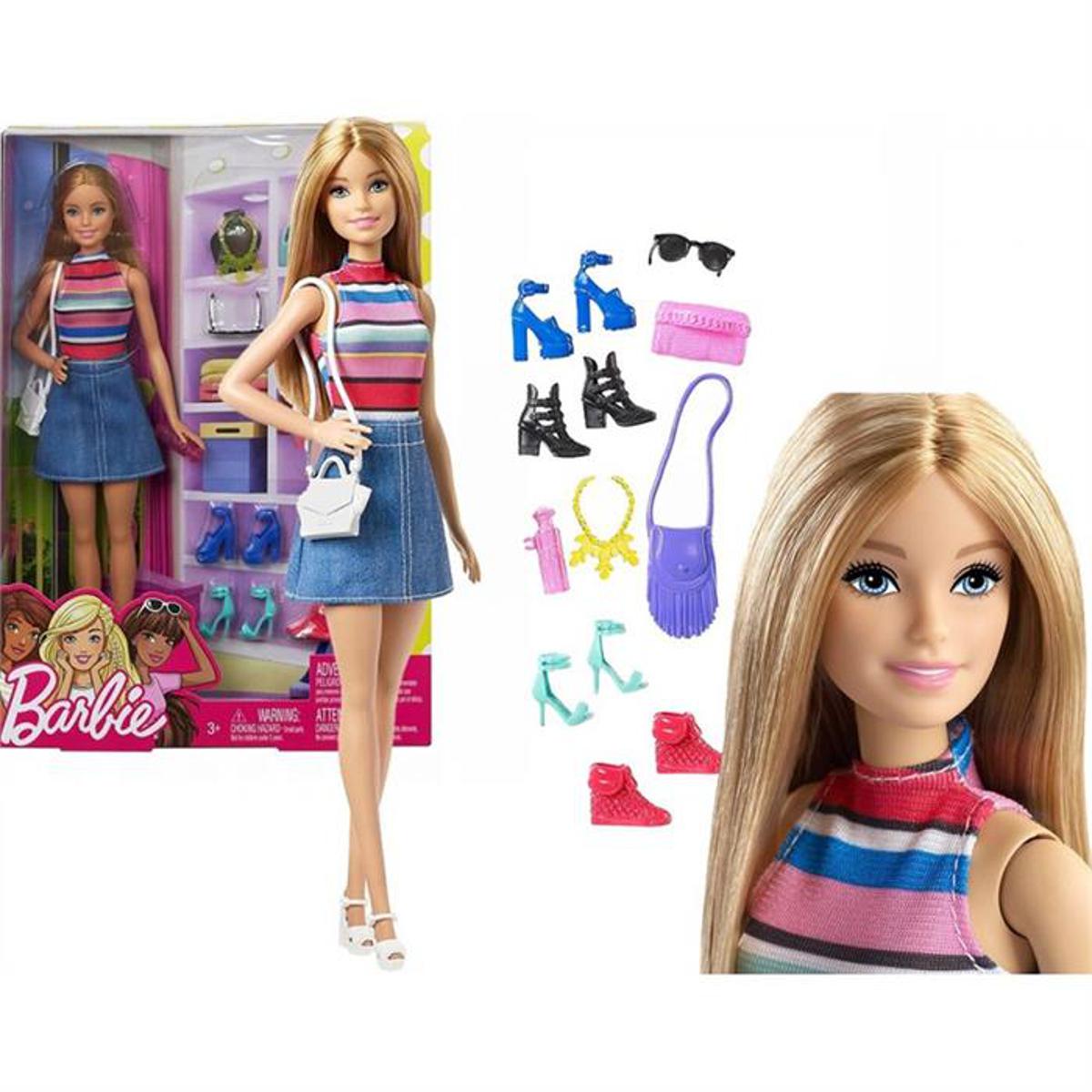 Barbie Doll And Accessories Blonde