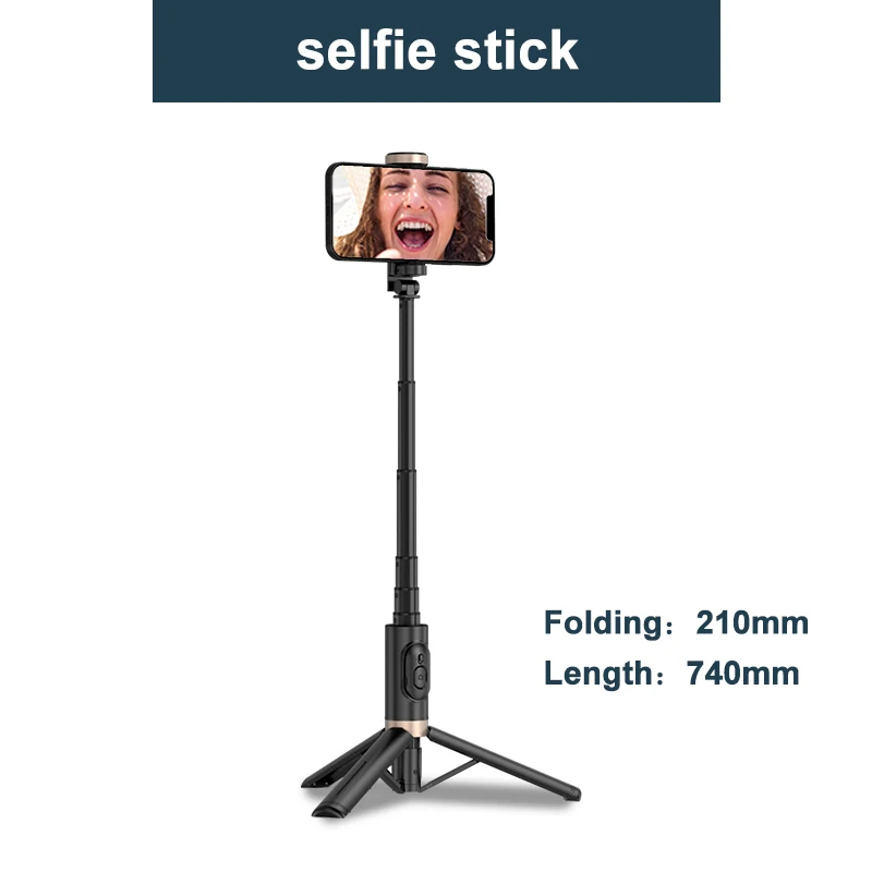 4 in 1 Selfie Stick Aluminum Alloy Tripod with Remote