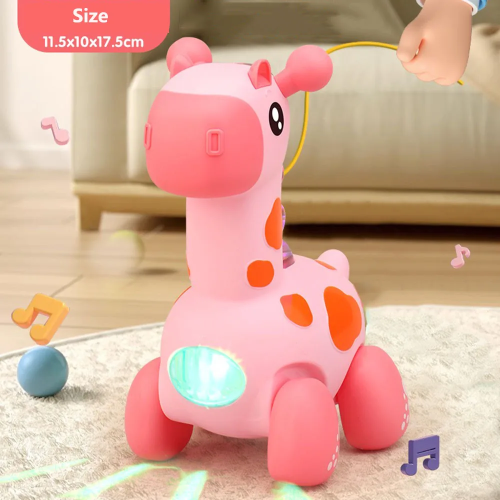 Giraffe Crawling Toys Light with Music