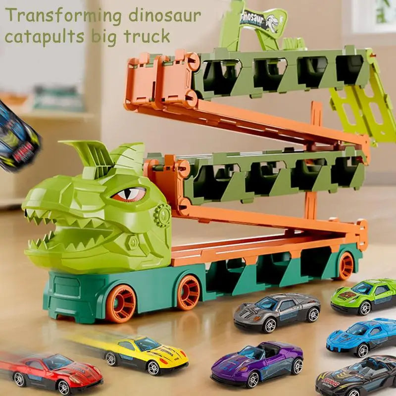 Three-Layer Car Models Transporter Truck