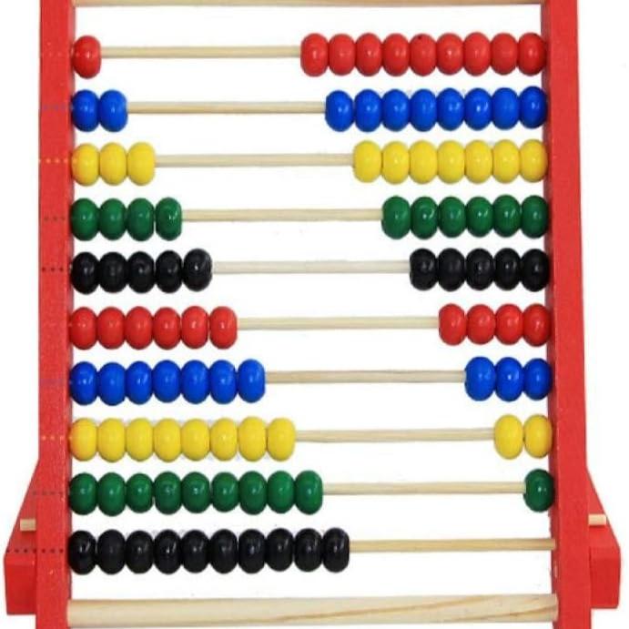 Abacus Color Bead Calculating Frame