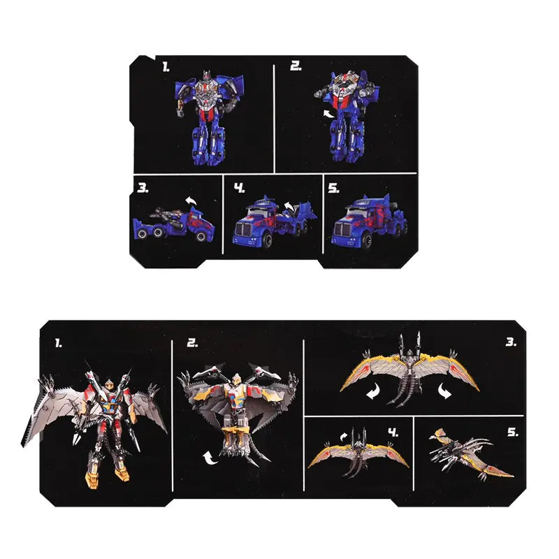 Car and Dinosaur Transformers Set