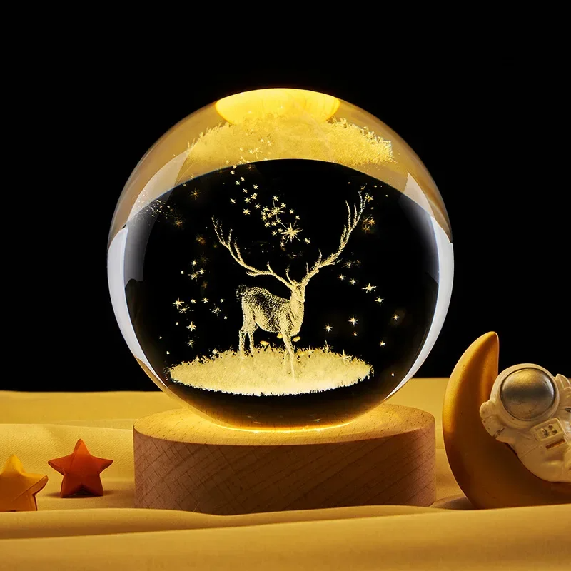 3D Crystal Ball Home Decoration