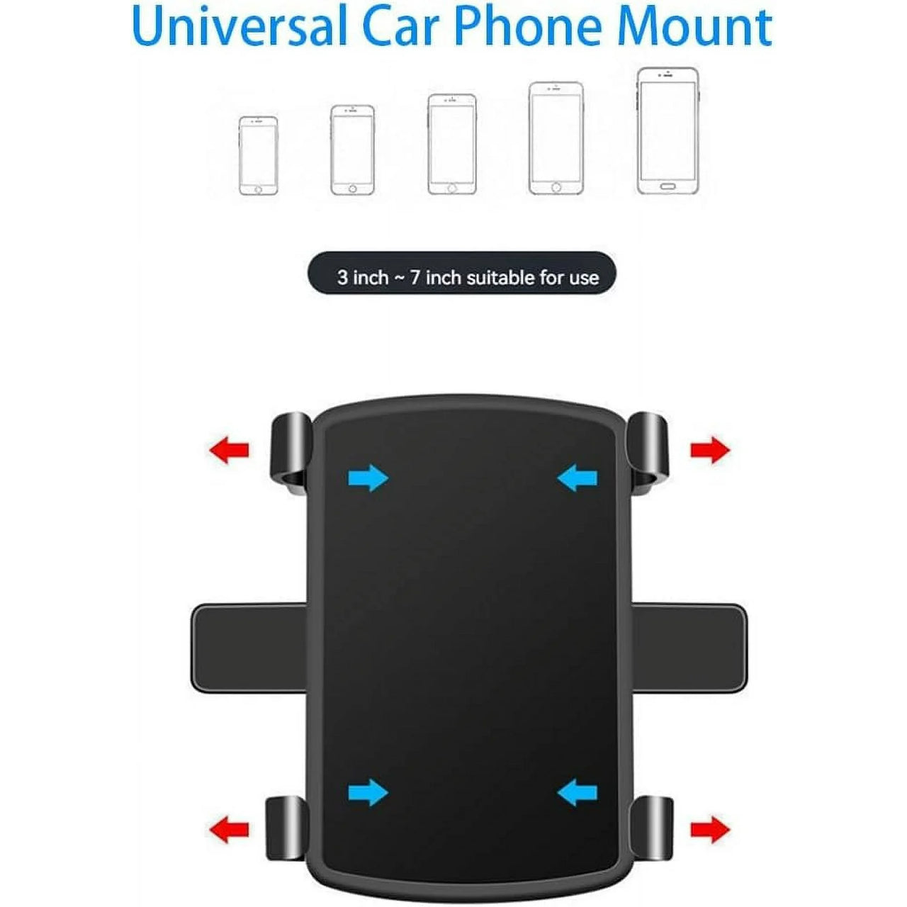 360 Degree Rotation Dashboard Phone Holder