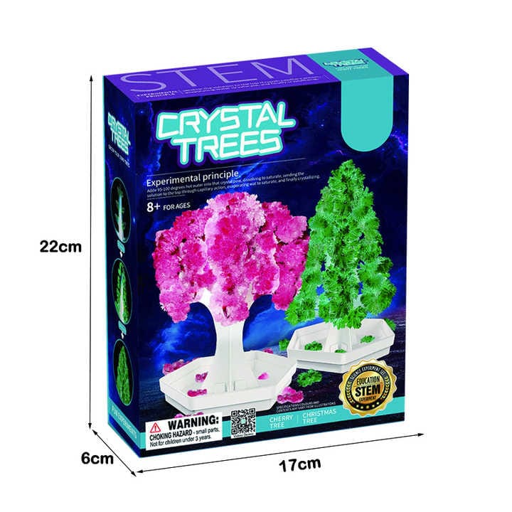 2 in 1 Crystal Tree Experiment Kit