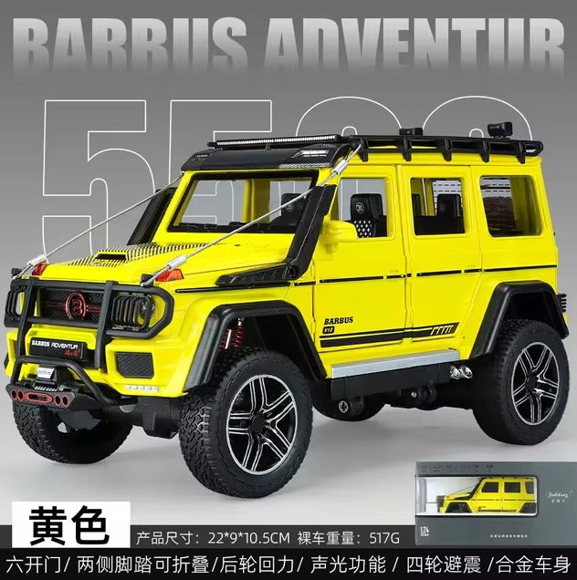 1:24 Scale Diecast Mercedes-Benz Brabus G550-4X4