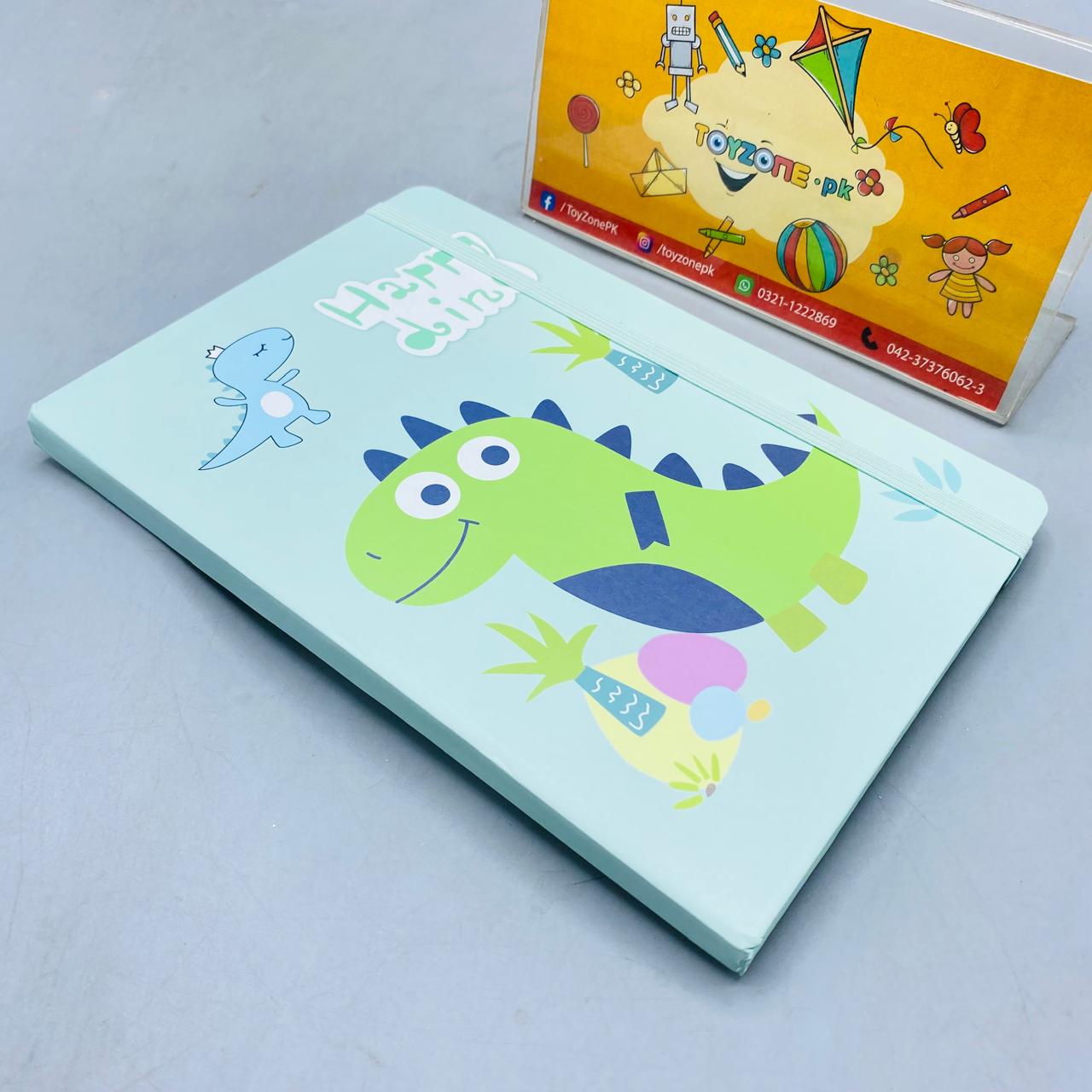 Happy Dino Theme NoteBook