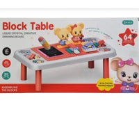 Thumbnail for Portable Building Block Table 64 Pieces