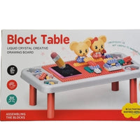 Thumbnail for Portable Building Block Table 64 Pieces