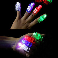 Thumbnail for Pack of 4 Projector Light Up Rings LED Finger Lights