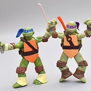 8 Pcs Ninja Turtles Figures Set