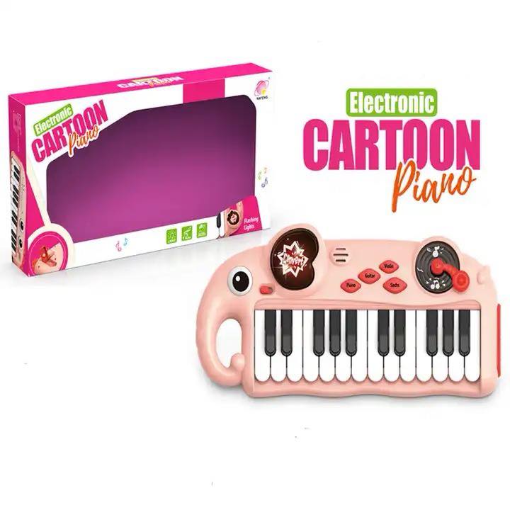 Electronic Cartoon Animal Elephants Piano Toy