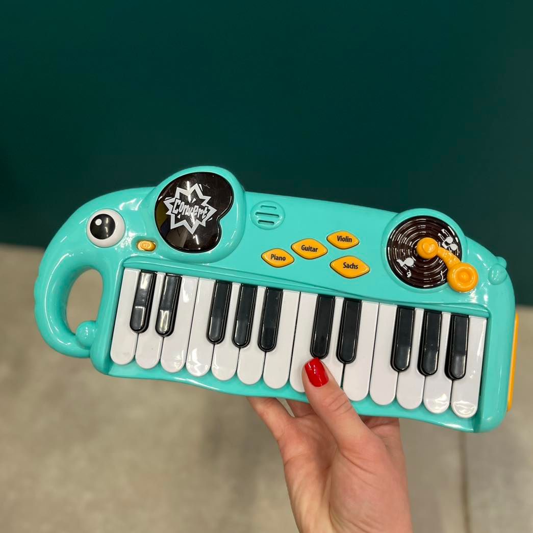 Electronic Cartoon Animal Elephants Piano Toy