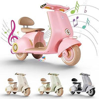 Thumbnail for Rechargeable Fiber Body Vespa Ride On Bike