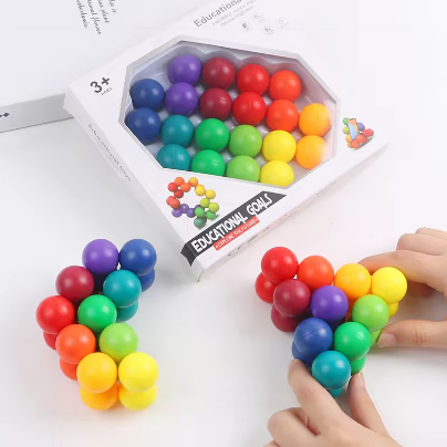 20 Pcs Fidget Rainbow Balls