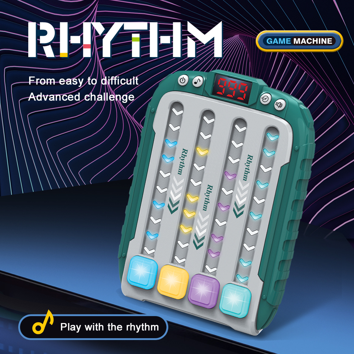 Musical Rhythm Electronic Board Game