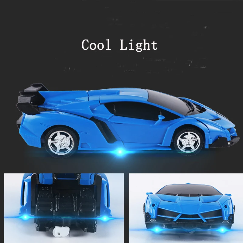 2 in 1 RC Car Toy Transformation Robots Car