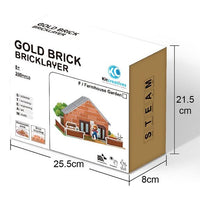 Thumbnail for DIY Real Brick Construction Kit Farmhouse