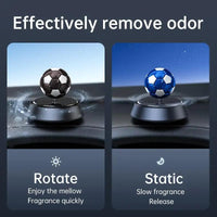 Thumbnail for Rotating Football Car Air Freshener Solar Energy