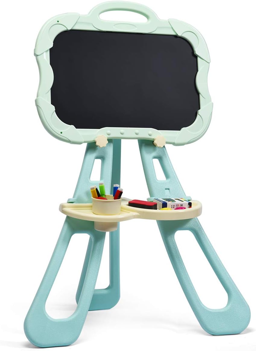 Double Sided Chalkboard And Whiteboard