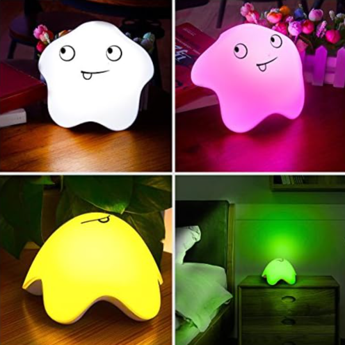 Star Silicone LED Night Light