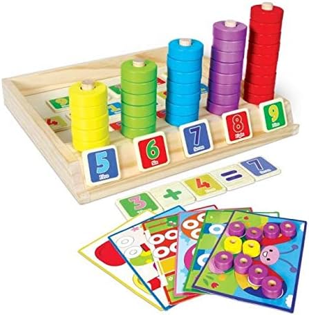 Learning Education Wooden Number Blocks