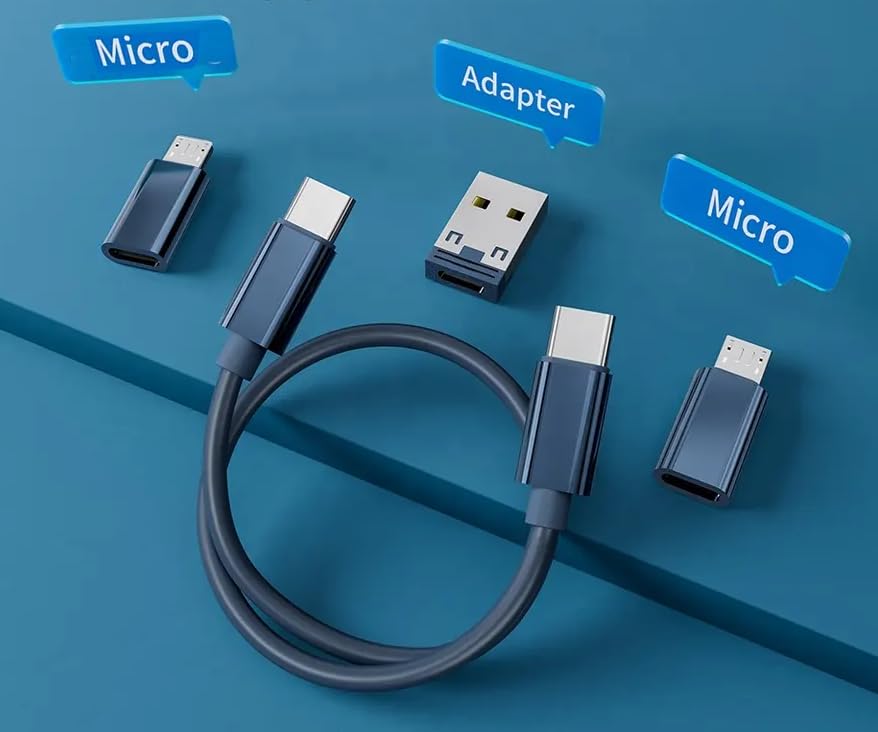 Portable Multi-Functional Fast Charging Mini Data Cable Set