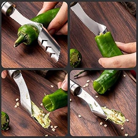 Vegetable Cutter And Seed Remover