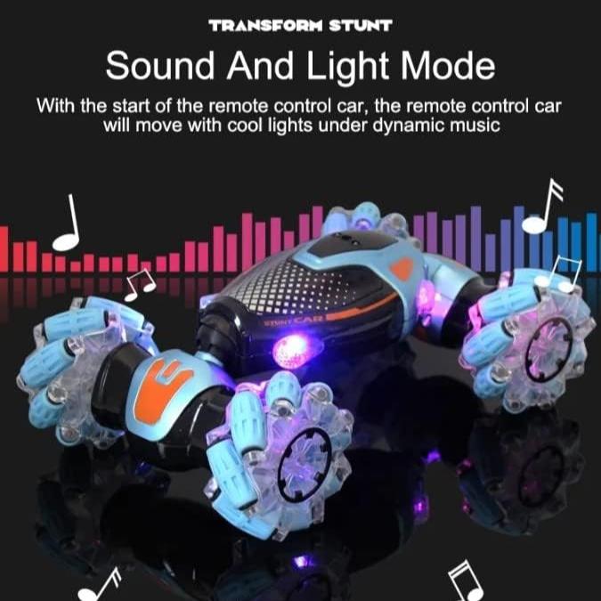 2.4 GHz Transform RC Stunt Car with Light Music