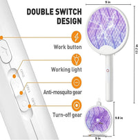 Thumbnail for Folding And Rotating Mosquito Racket