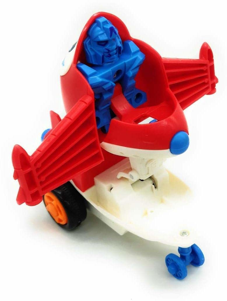 Transforming  Aeroplane Friction Toy