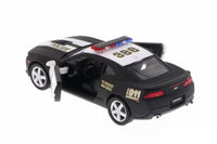 Thumbnail for Kinsmart 2014 Chevy Camaro Police Black 5383DP 1