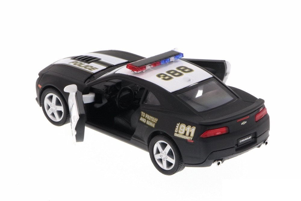 Kinsmart 2014 Chevy Camaro Police Black 5383DP 1